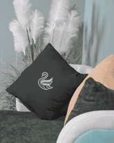 Swan Serenity 6: Exquisite White Embroidery Design - FineryEmbroidery